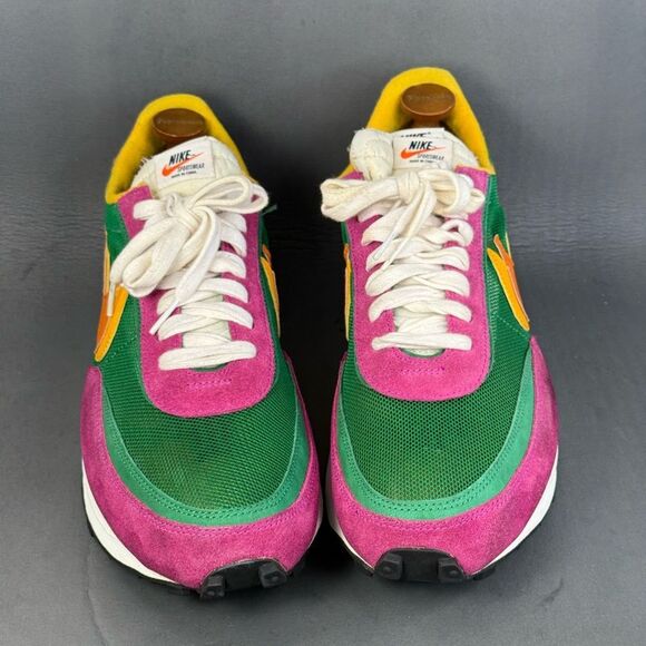 Nike LD Waffle sacai Pine Green athletic sneaker shoes men’s size 15 - Picture 2 of 8